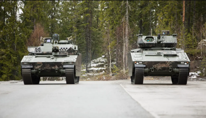 Mașini de luptă CV90 daneze. Photo source: BAE Systems