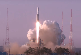 Prima lansare rachetei Angara-A5 de la Cosmodromul Vostochnîi a fost transmisă în direct de corporația spațială Roscosmos