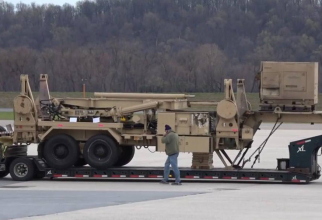 Semiremorcă M860 a sistemului de apărare antiaeriană Patriot livrat în Statele Unite. Sursa Foto: Facebook/Dustin Weese.