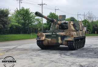 Obuzier K9 Thunder (Tunet) de 155 mm, photo source: DefenseRomania