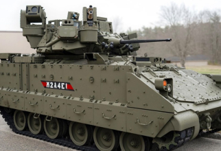 Mașină de luptă Bradley, în cea mai modernă versiune: M2A4E1, dotată cu sistem de protecție Iron Fist. Photo source: U.S. Army