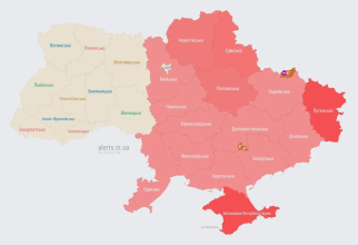 Harta alertă aeriana Ucraina, 12 octombrie 2024